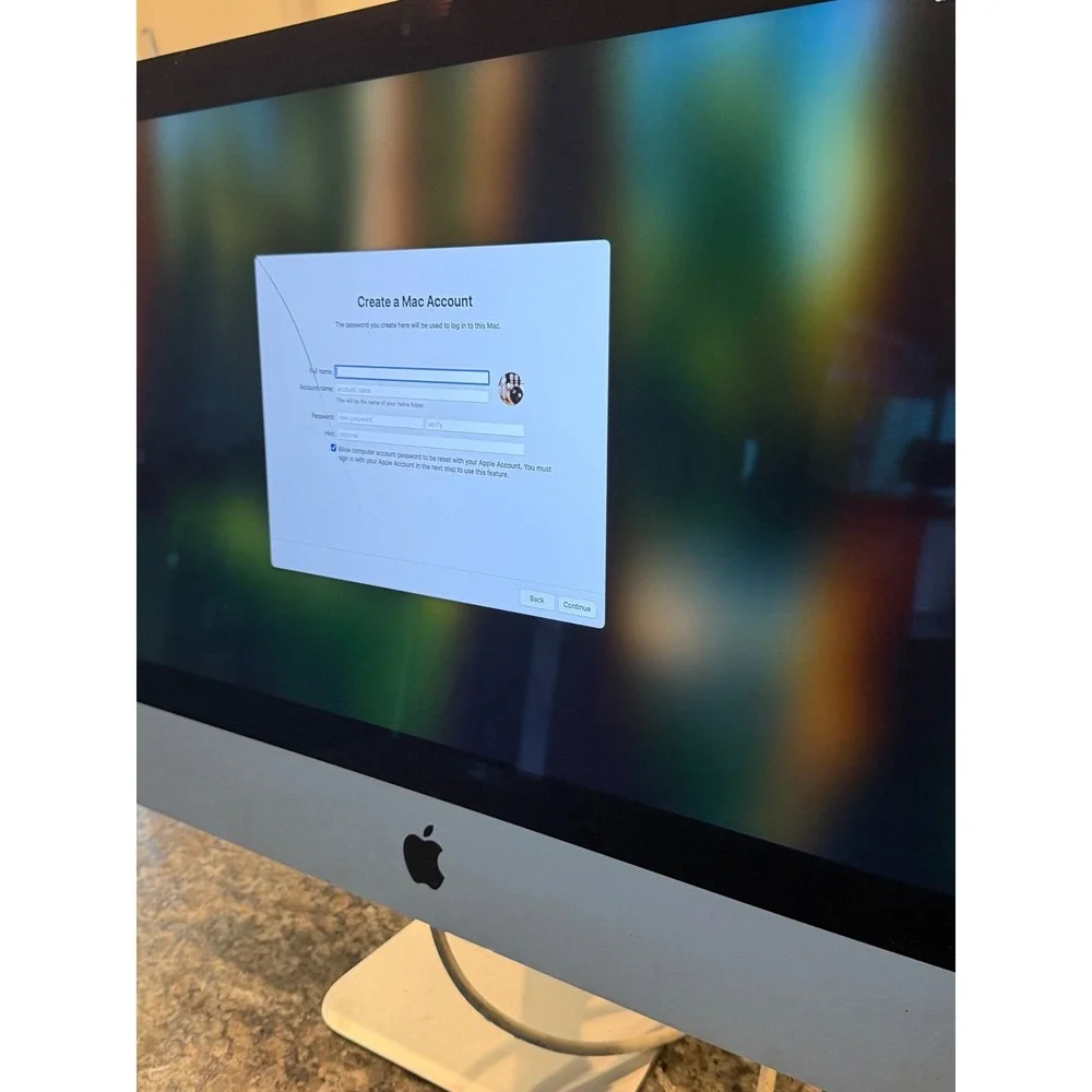 Apple iMac 21.5 A1418 All-in-One Desktop Computer Silver Fresh macOS Install‎